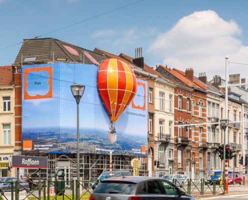 Orange - Pop Impact- Bd Général Jacques - Brussels