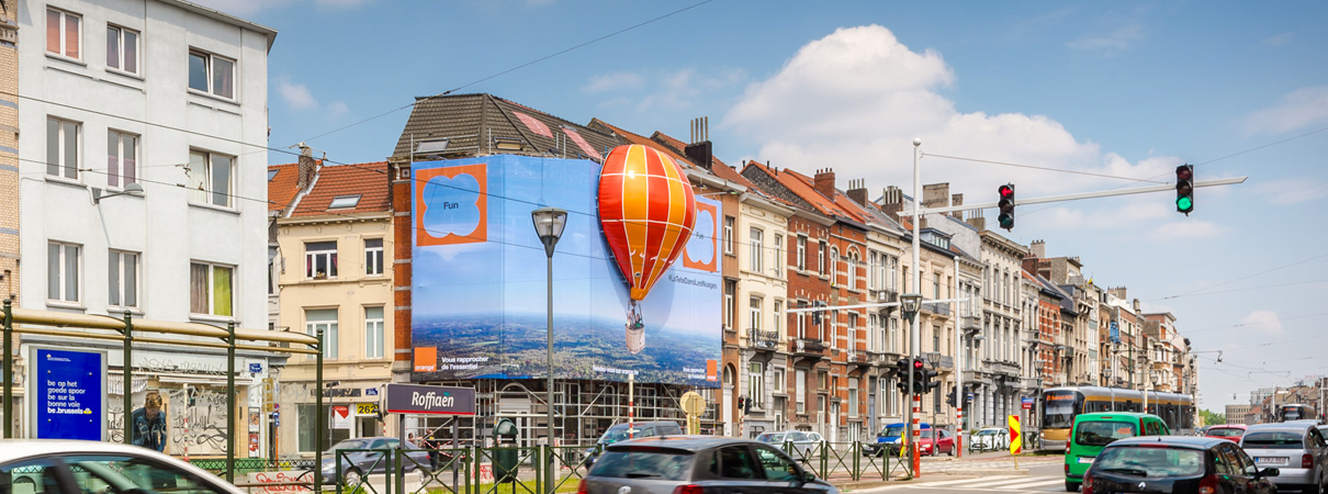 Orange - Pop Impact- Bd Général Jacques - Brussels